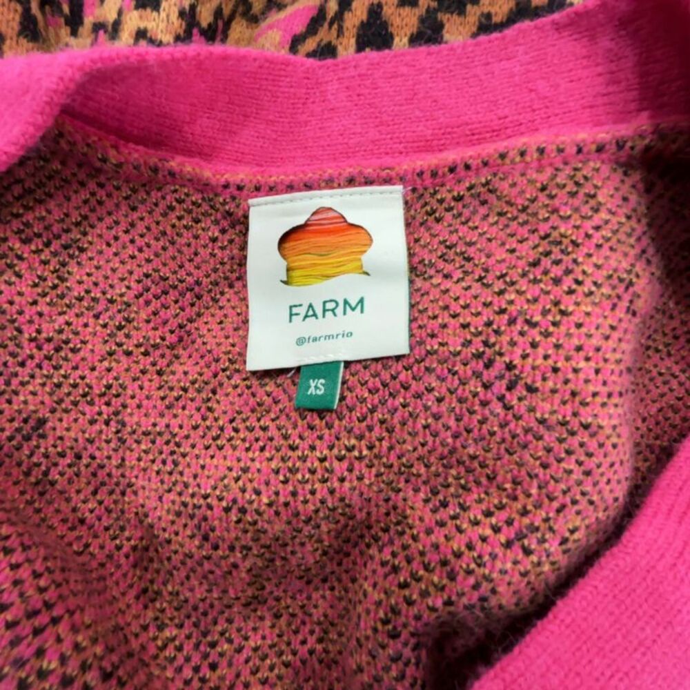 FARM Rio V-Neck Button Cardigan - Picture 3 of 3